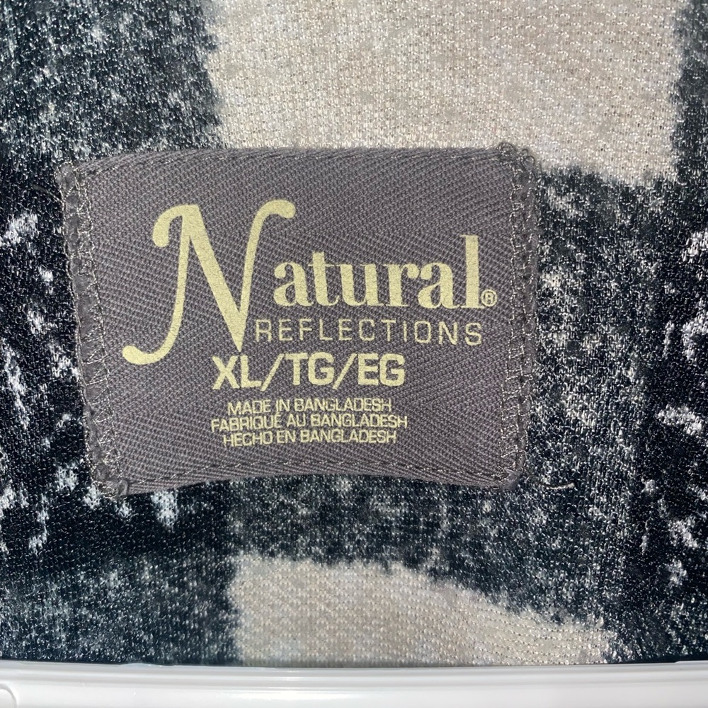 Natural Reflections Button Up Jacket - Size Xl - image 3